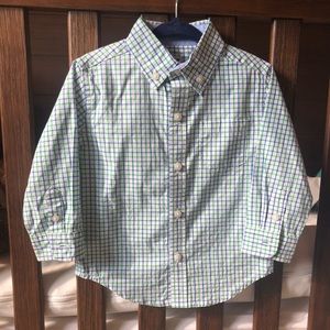 Never worn Janie and Jack button up shirt sz 12-18